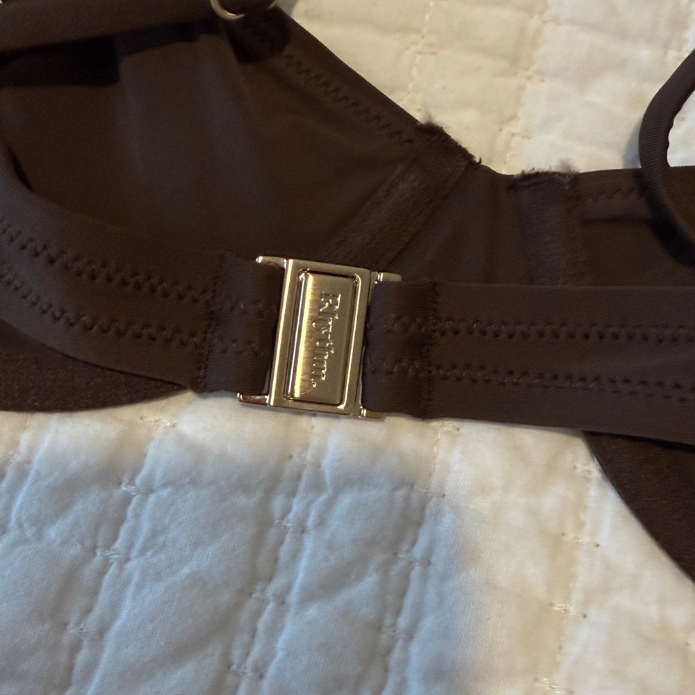 Rhythm Dark Brown Two-Piece Bikini Set - M - Picture 11 of 12